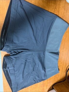 Kinona Black Athletic Perforated Mesh Training Shorts